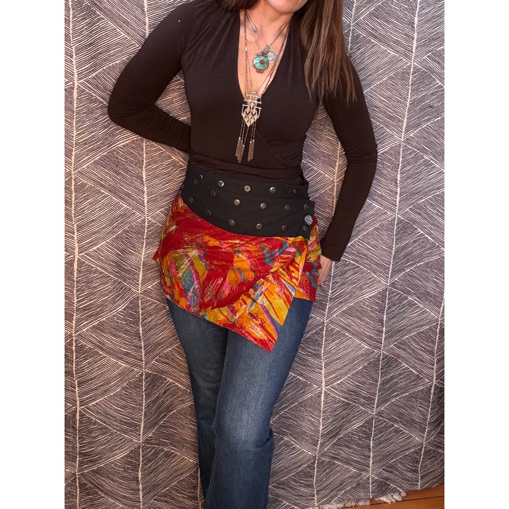 Reversible Snap Me Into‎ Place Mini Skirt One Size fits most